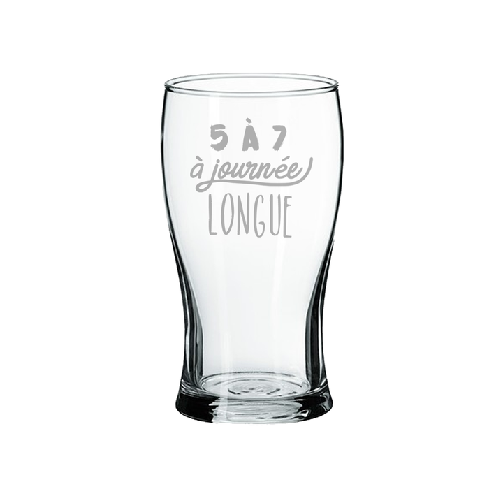 Verre gravé - 5 à 7 à journée longue