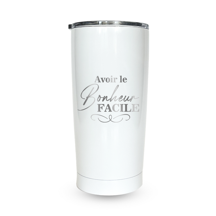 Verre gravé - avoir le bonheur facile