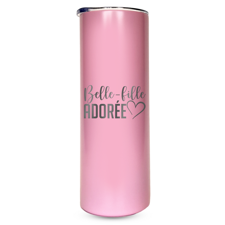 Verre gravé - Belle-fille adorée