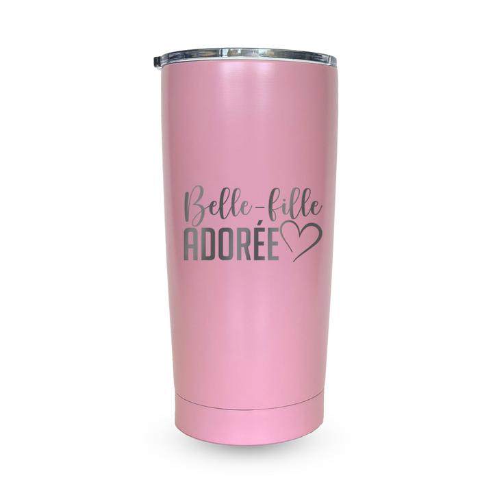 Verre gravé - Belle-fille adorée