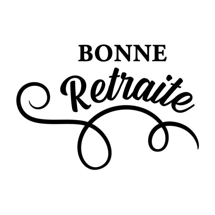 Verre gravé - Bonne retraite