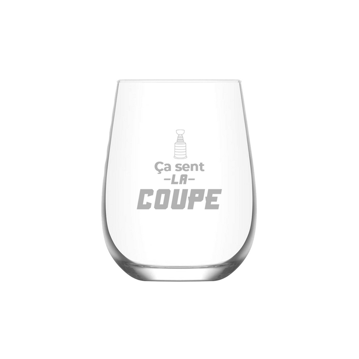 Verre gravé - Ça sent la coupe
