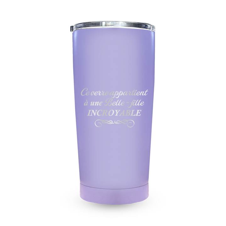 Verre gravé - Ce verre appartient à une belle fille incroyable