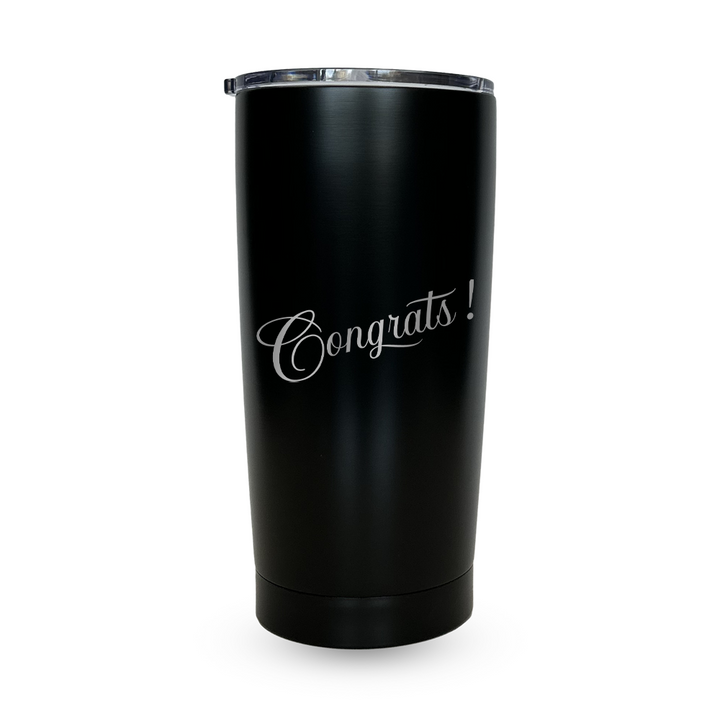 Verre gravé - Congrats!