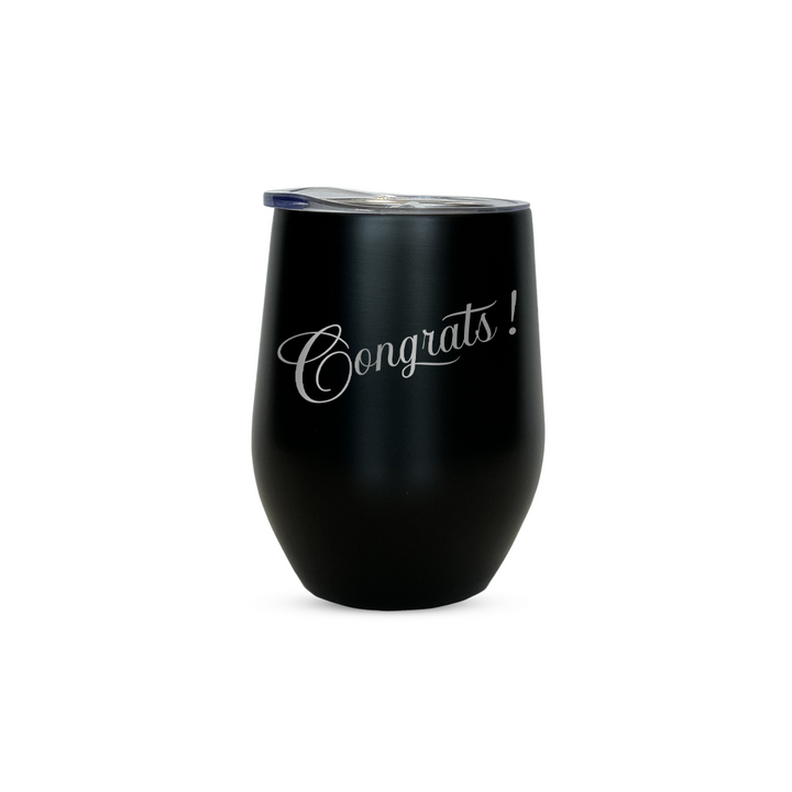 Verre gravé - Congrats!