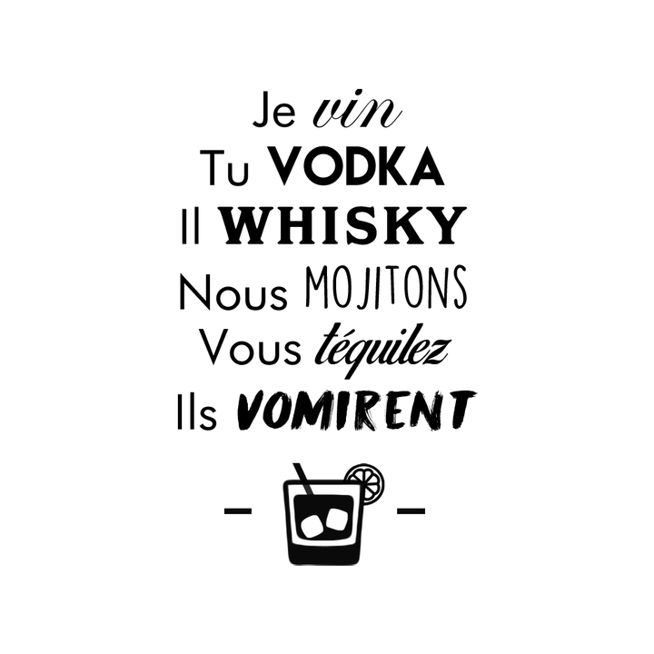 Verre gravé - La conjugaison