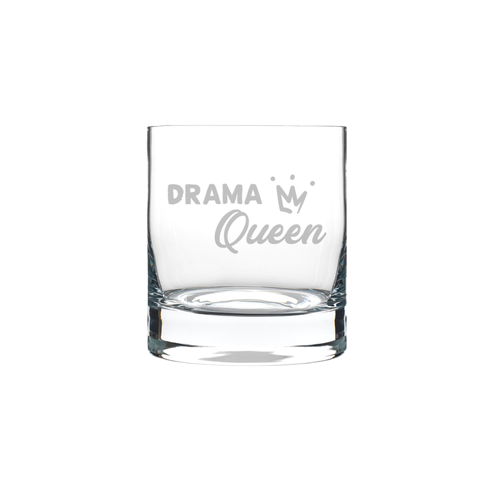 Verre gravé - Drama queen