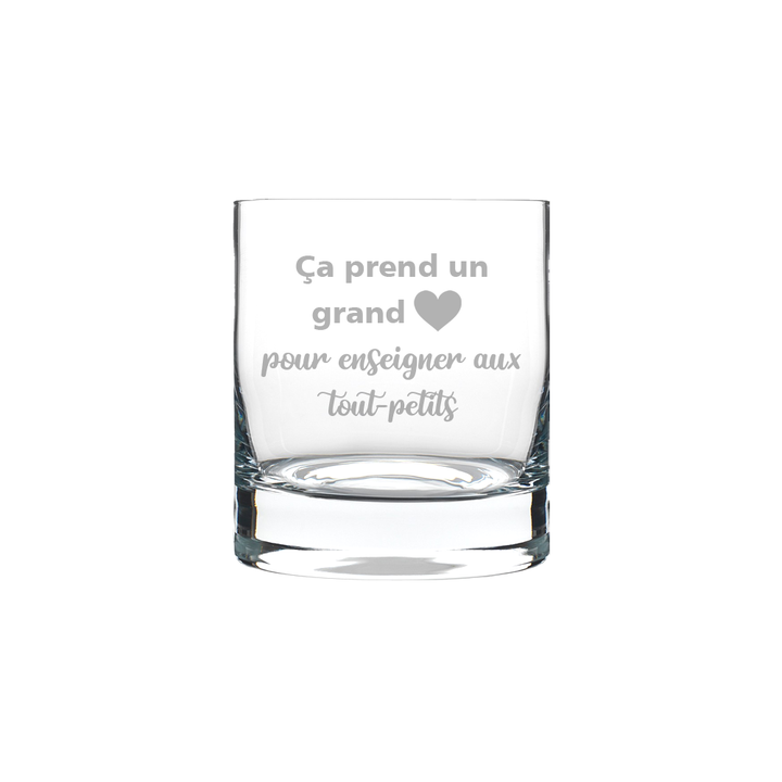 Verre gravé - Enseigner aux tout-petits