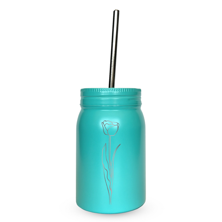 Verre gravé - La tulipe & sa tige