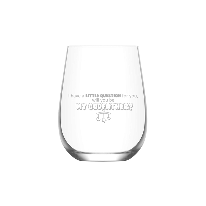 Verre gravé - I have a little question? GODFATHER