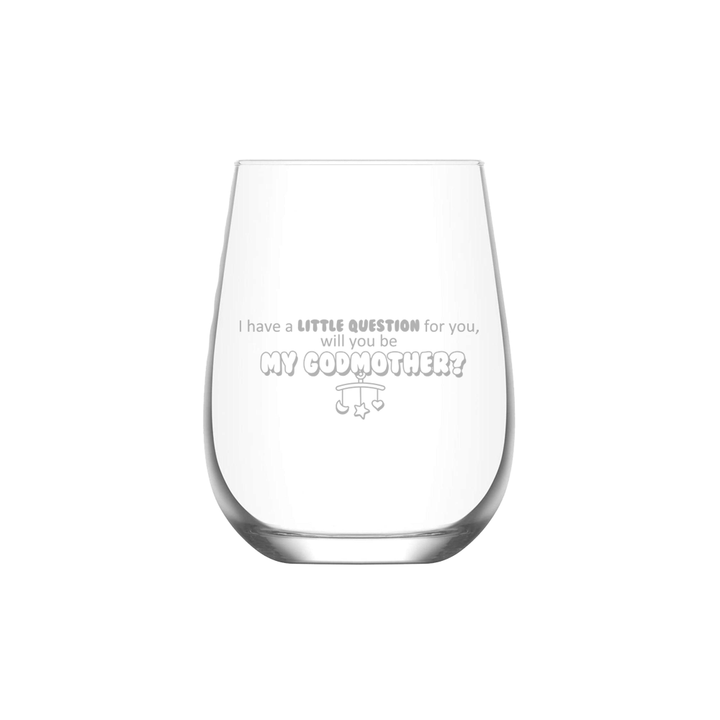 Verre gravé - I have a little question? GODMOTHER