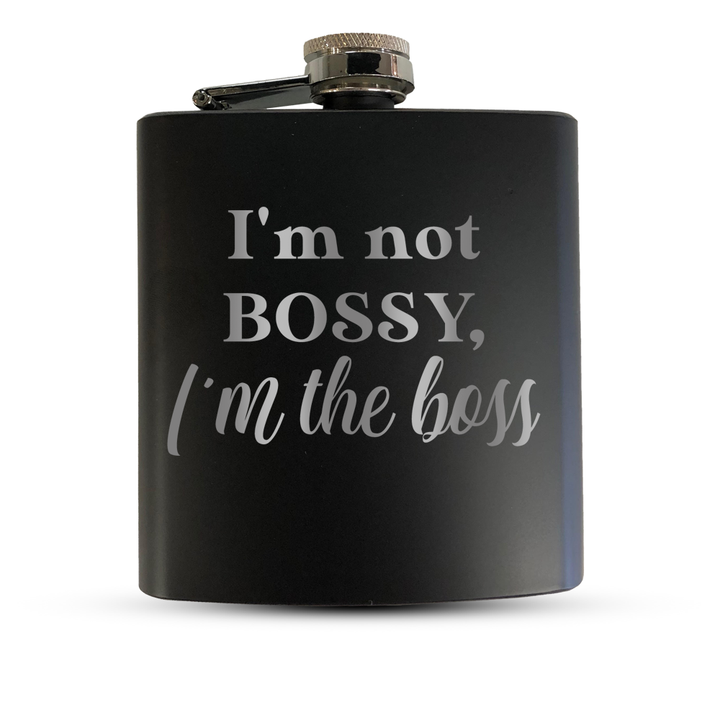 Verre gravé - I'm not BOSSY, I'm the boss