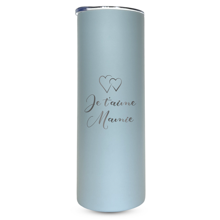 Verre gravé - Je t'aime Mamie