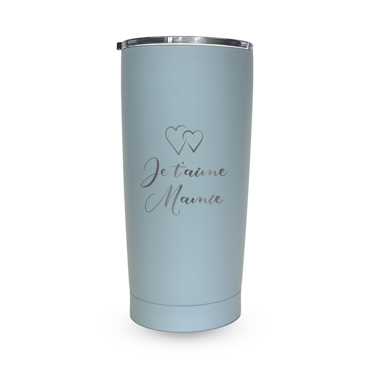 Verre gravé - Je t'aime Mamie