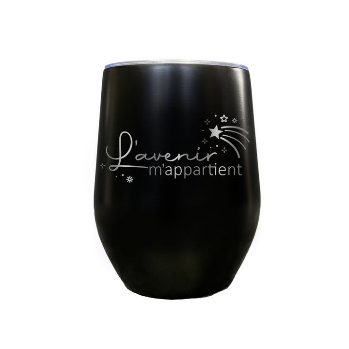 Verre gravé - L'avenir m'appartient