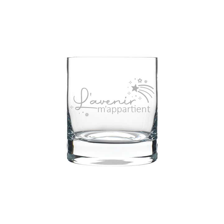 Verre gravé - L'avenir m'appartient