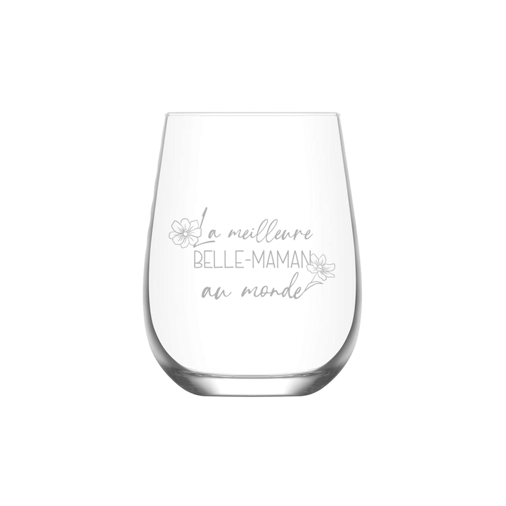 Verre gravé - La Meilleure Belle-Maman au Monde