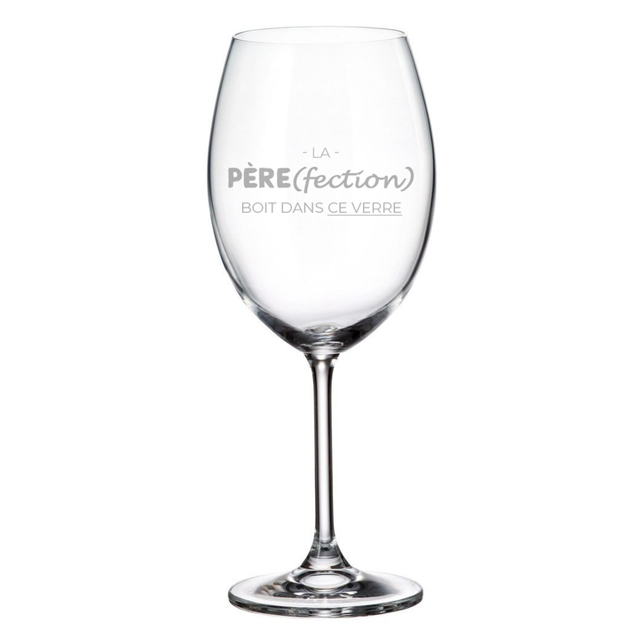 Verre gravé - Père(fection)