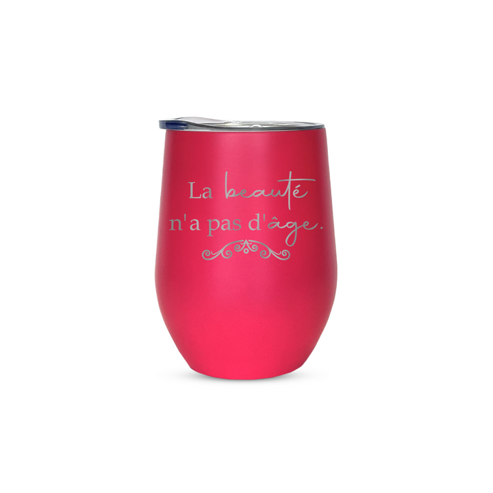 Verre gravé - La beauté n'a pas d'âge