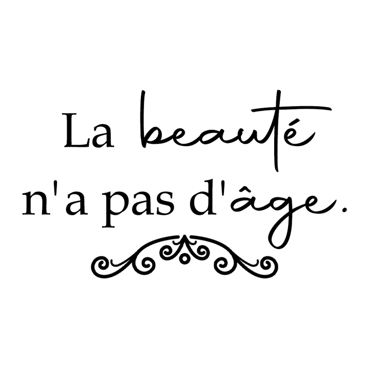 Verre gravé - La beauté n'a pas d'âge