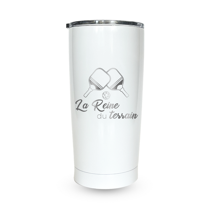 Verre gravé - La Reine du terrain