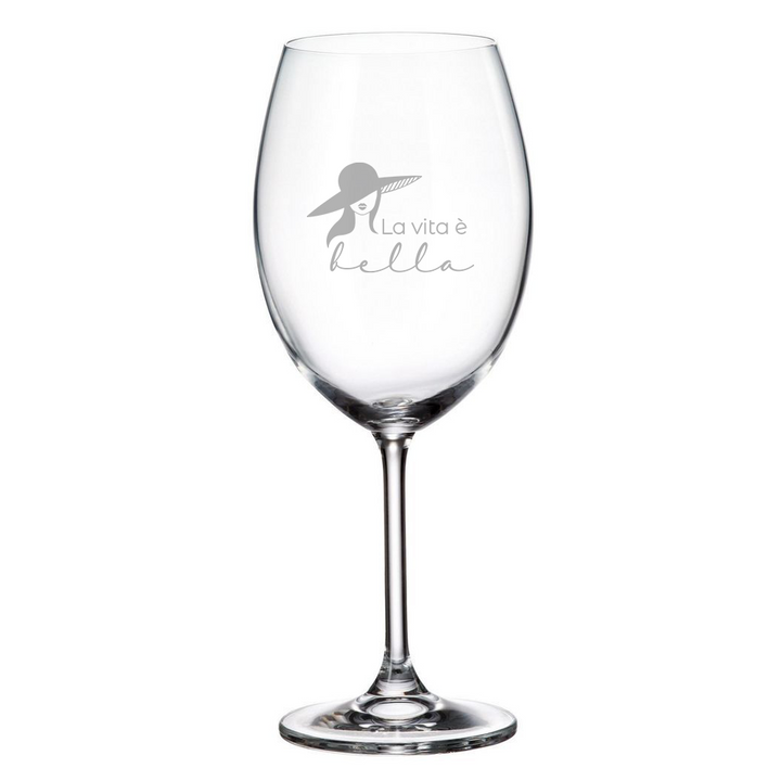Verre gravé - La vita è bella