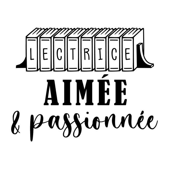 Verre gravé - Lectrice aimée & passionnée