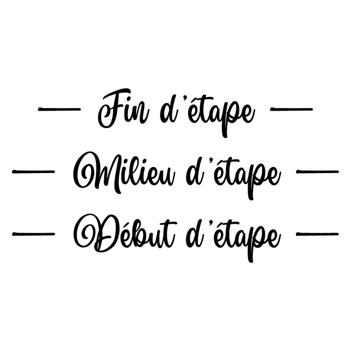 Verre gravé - Les étapes