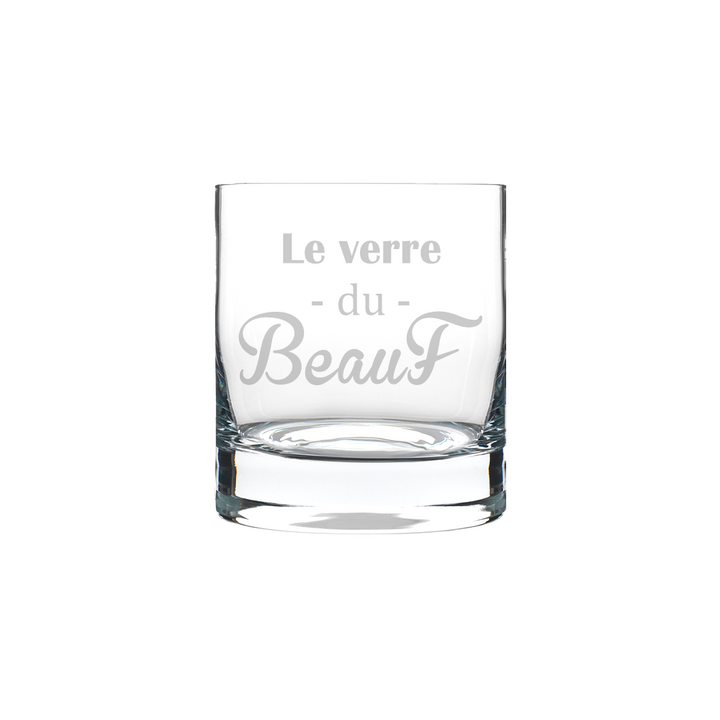 Verre gravé - Le verre du Beauf