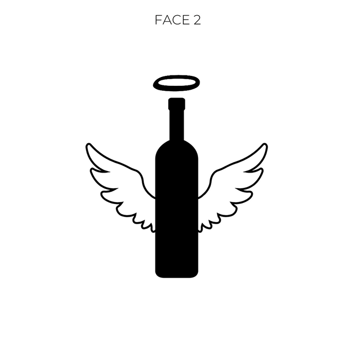 Verre gravé - Le vin d'ici