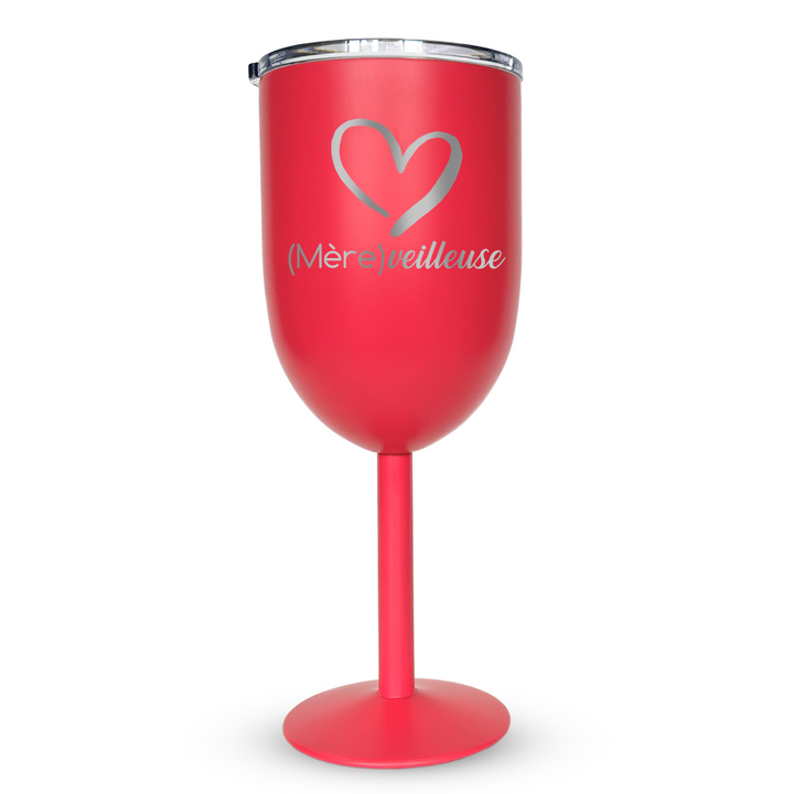 Verre gravé - (Mère)veilleuse