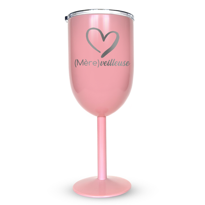 Verre gravé - (Mère)veilleuse