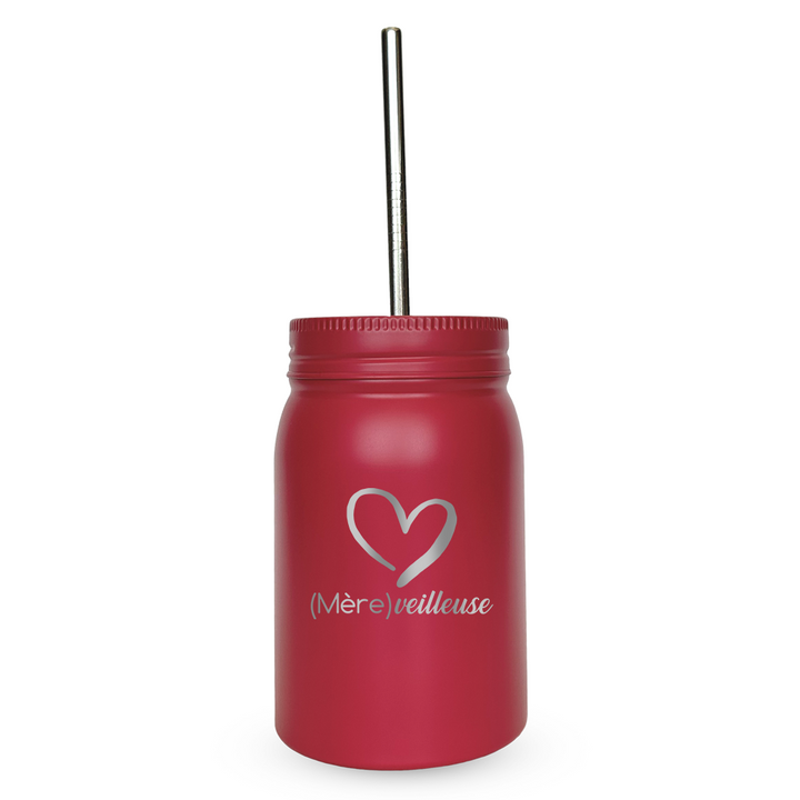 Verre gravé - (Mère)veilleuse