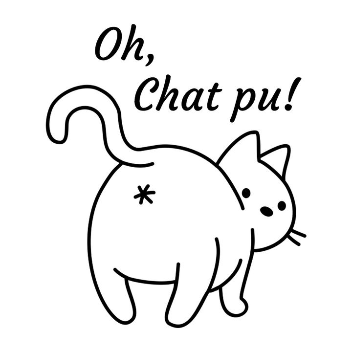 Verre gravé - Oh, Chat pu