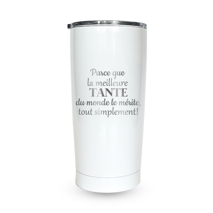 Verre gravé - Parce que la meilleure tante