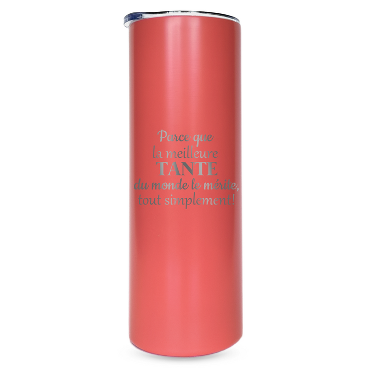 Verre gravé - Parce que la meilleure tante