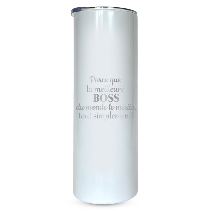 Verre gravé - Parce que la meilleure BOSS