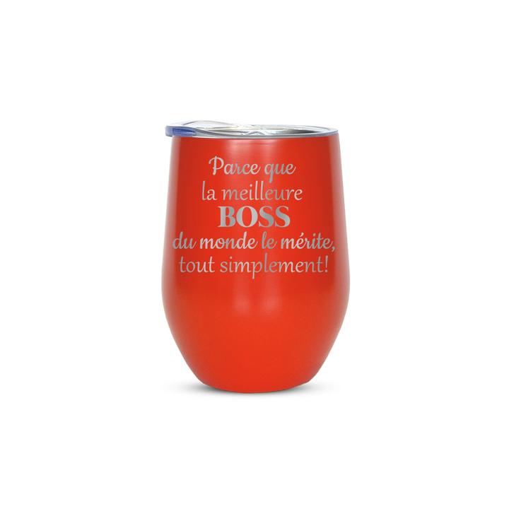 Verre gravé - Parce que la meilleure BOSS