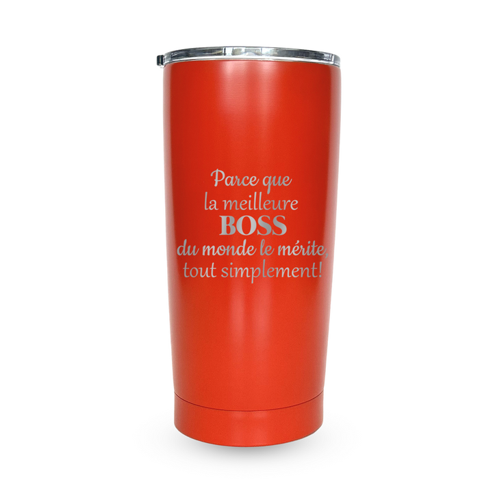 Verre gravé - Parce que la meilleure BOSS