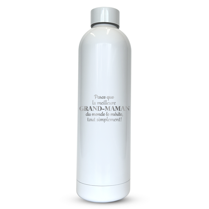 Verre gravé - Parce que Grand-Maman