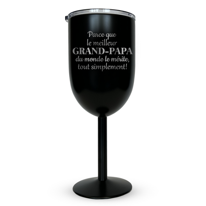 Verre gravé - Parce que le meilleur Grand-Papa