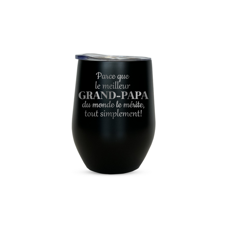 Verre gravé - Parce que le meilleur Grand-Papa