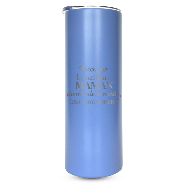 Verre gravé - Parce que la meilleure Maman