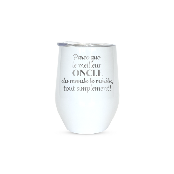Verre gravé - Parce que le meilleur oncle