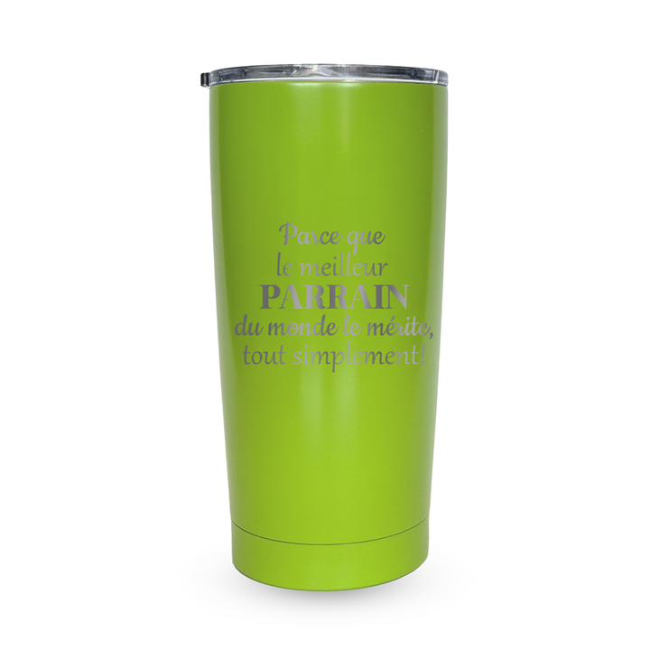 Verre gravé - Parce que le meilleur Parrain