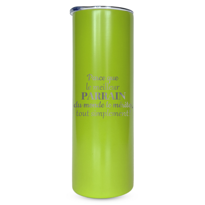 Verre gravé - Parce que le meilleur Parrain