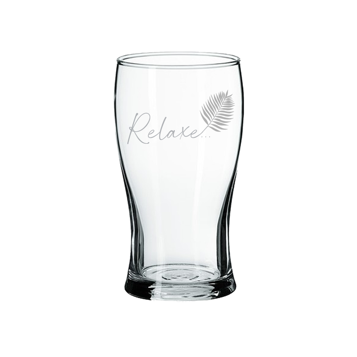 Verre gravé - Relaxe