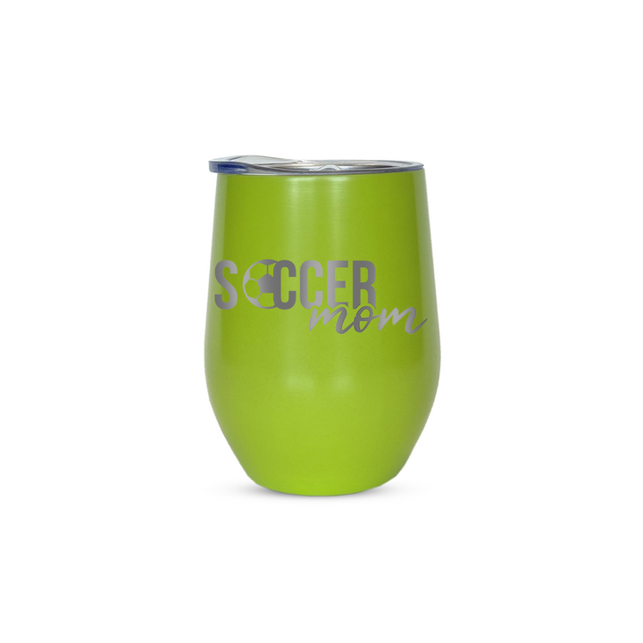 Verre à vin gravé - Soccer Mom