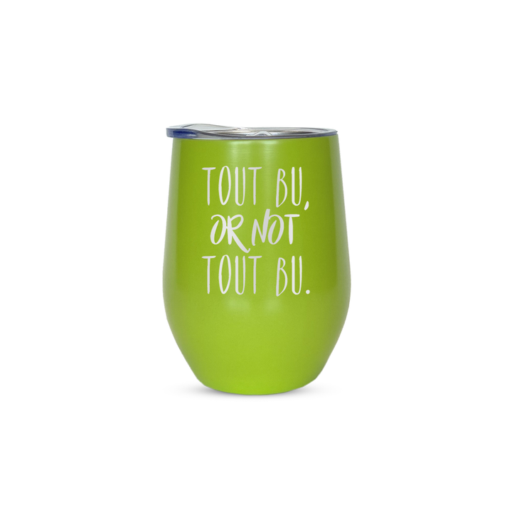 Verre gravé - Tout bu, or not tout bu