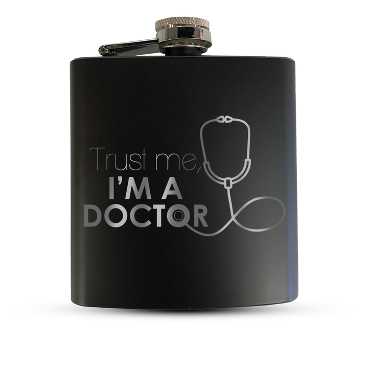 Verre gravé -Trust me, I'm a doctor